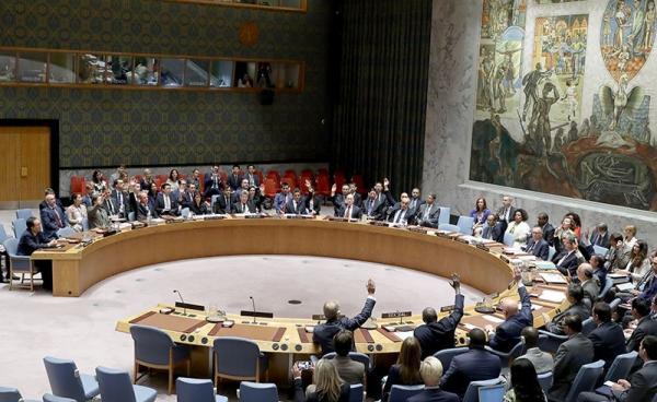 The United Nations Security Council holds vote on sanctions resolution against North Korea at United Nations headquarters in New York, New York, USA, 11 September 2017. Photo: Andrew Gombert/EPA
