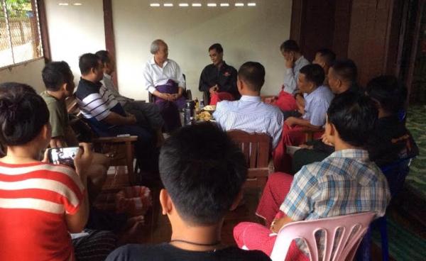 KNU and NMSP informal district-level meeting to prevent armed conflicts, 9 September 2016 (Photo - Yekha Mon, Facebook)