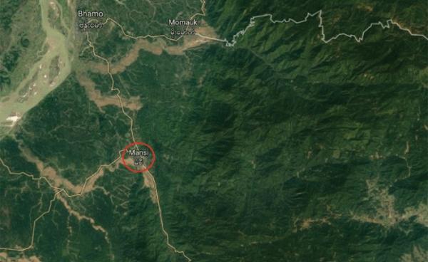 မန်စီ မြို့ မြေပုံ