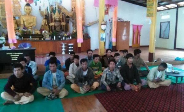 Some of the villagers the Burma Army accused of being RCSS/SSA soldiers