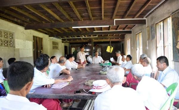 AMDP ပါတီ ချောင်းဆုံမြို့နယ်အလုပ်မှုဆောင်အစည်းအဝေး