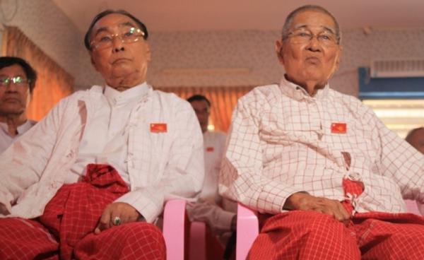 Nai Htet Lwin (left) and Nai Ngwe Thein (right) of MNP (Photo: MNA)