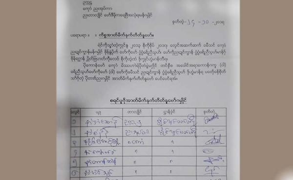 Seven members of the All Mon Region Democracy Party’s (AMRDP) Mawlamyine township office submitted their resignation letter on October 25.