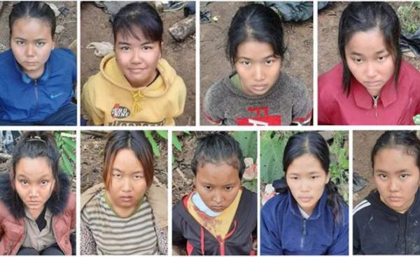 ပုံစာ - စစ်ကောင်စီတပ်က ၂၀၂၁ နိုဝင်ဘာ ၁၆ ရက်နေ့မှာ ကလေး PDF တပ်ဖွဲ့ဝင် အမျိုးသမီးကိုးဦးကို ဖမ်းဆီးခဲ့သည်။