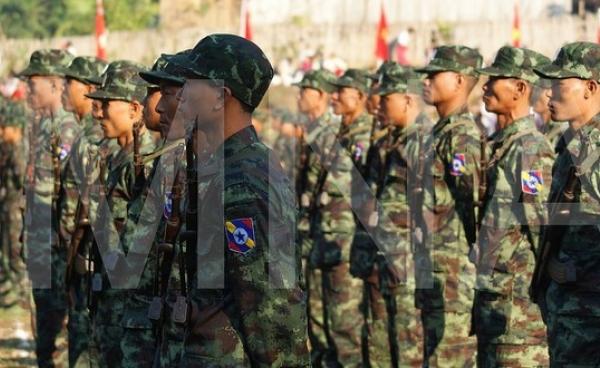 Troops of the MNLA, the armed wing of the NMSP (Photo: MNA)