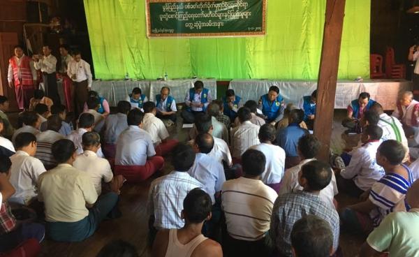 JMC-S public meeting (Photo: Aung Naing Win)
