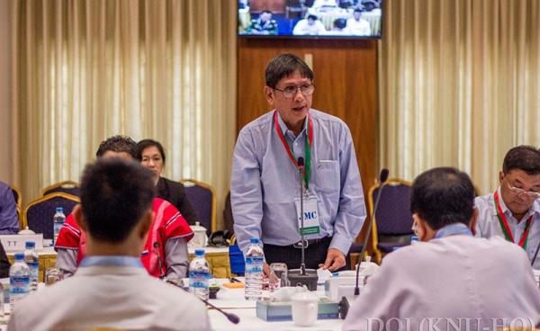 Saw Isaac Po, JMC-U vice chairman 1, Photo: KNU HQ