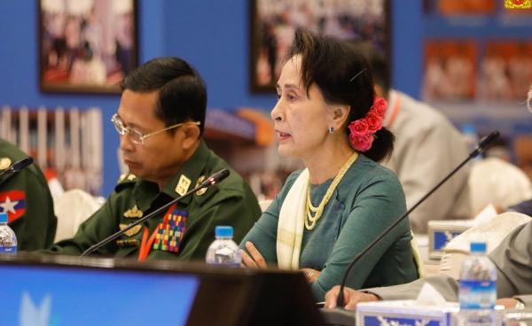 Photo by Myanmar state counsellor office