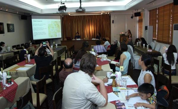 The Press Conference on the Community Concerns about Salween Dams in Shan State held at the Foreign Correspondents’ Club of Thailand