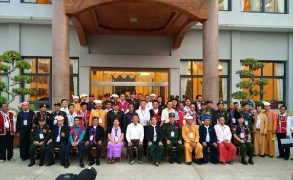 Ethnic Leaders at the Close of the Pansang Conference
