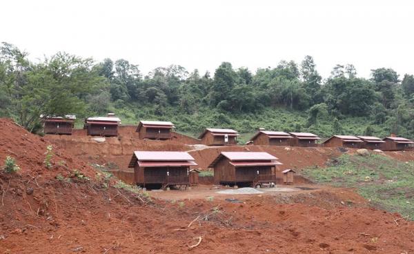 Photo - New IDP camp, Chipwi township, Kachin State of Northern Burma.