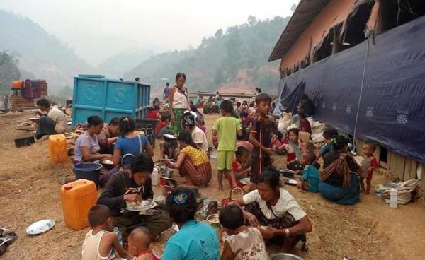IDPs in Chin State. Photo: Mizzima