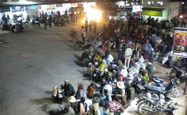 Refugees from the Fighting in Lashio Town 