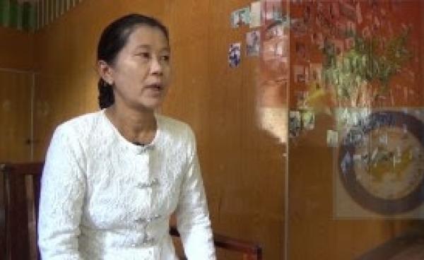 Mi Than Shin, chairwoman of the Woman’s Party (Mon) (photo: IMNA)