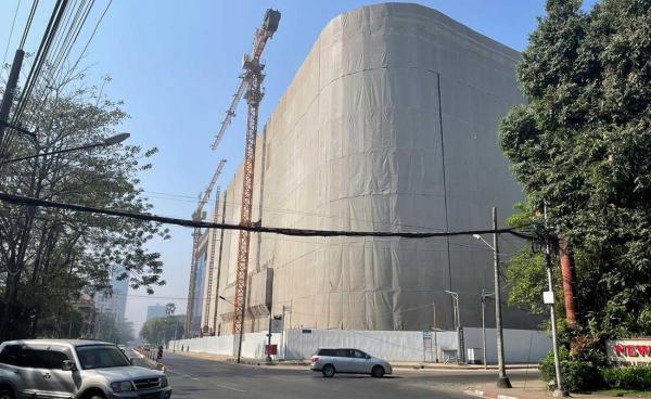 Y Complex စီမံကိန်းလုပ်ငန်းခွင်အား ၂၀၂၁ ခုနှစ် မတ်လ ၂ ရက်နေ့က တွေ့ရစဉ်။ (ဓာတ်ပုံ - Reuters)