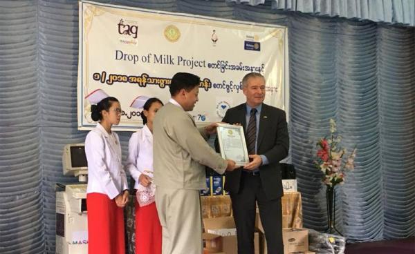 Ambassador of Israel, Daniel Zonshine at the opening ceremony. Photo: Israel in Myanmar/Facebook