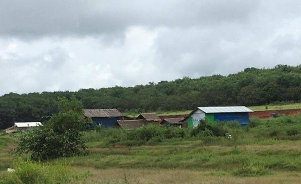 Members of the former Independent Mon National Restoration Force, a small militia, say they were given the Ah Baw Village plot to settle on. (Photo – Nai Thet)