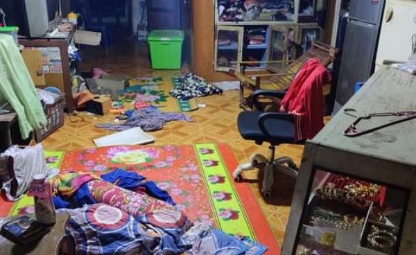 လောင်းလုံးမြို့နယ်ရှိ ကျေးရွာများသို့ စစ်တပ်မှ ဝင်ရောက်စီးနင်းမှုကြောင့် ဒေသခံ အချို့ထိခိုက်သေဆုံးခဲ့စဉ်။ (ဓာတ်ပုံ - လောင်းလုံမြို့နယ် ပြည်သူ့အုပ်ချုပ်ရေးအဖွဲ့)