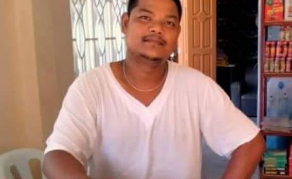 ဖမ်းဆီးခံရသူ မြောက်ဦးဒေသခံ ကိုကျော်ဇံဝေ(ခ)ကိုရင်ဆို့။