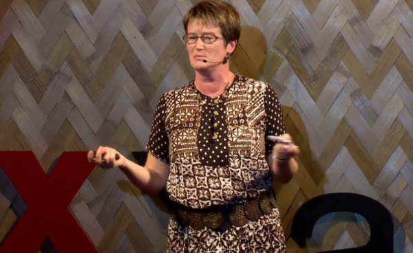 Former British ambassador Vicky Bowman. Photo: screen grab from TEDxYangon's YouTube