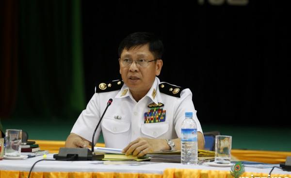 ကာကွယ်ရေးဝန်ကြီးဌာန၊ ဒုတိယဝန်ကြီး ဗိုလ်ချုပ်မြင့်နွယ် (ဓာတ်ပုံ- မင်းမင်း/မဇ္ဈိမ)