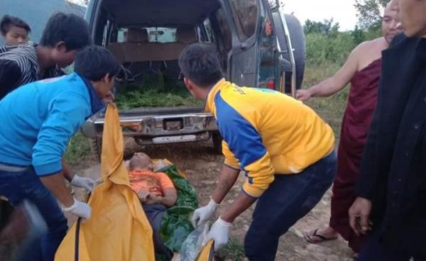 နယ်စည်းမခြား ပရဟိတ (သီပေါ)/မိုင်းနင်းမိပြီး သေဆုံးသွားသည့် နိုင်ငံခြားသား တဦး ပုံ