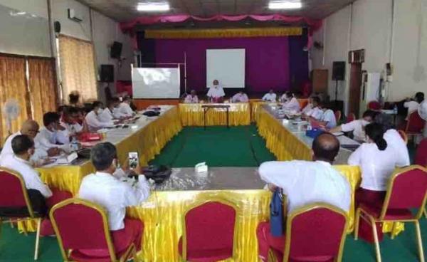 ပုံစာ - MUP ဗဟိုအလုပ်အမှုဆောင် အစည်းအဝေးကို ၂၀၂၀ နိုဝင်ဘာလက ကျင်းပခဲ့စဉ်။ ဓါတ်ပုံ - မွန်ညီညွတ်ရေးပါတီ (ဗဟို)