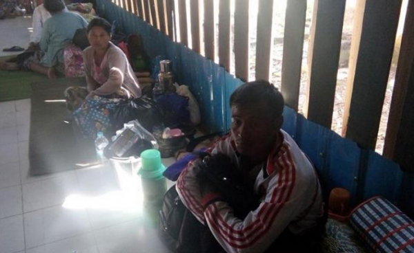 Family members of the injured patients seen at the hospital