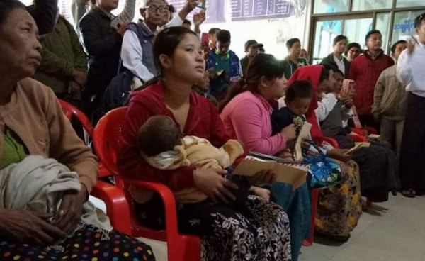 Donation given to the family members of the deceased men