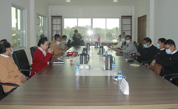 ကချင်ပြည်နယ် ရွေးကောက်ပွဲအနိုင်ရလွှတ်တော်အမတ်များနှင့် NLD ကိုယ်စားလှယ်အဖွဲ့ တွေ့ဆုံစဉ်(RFA)