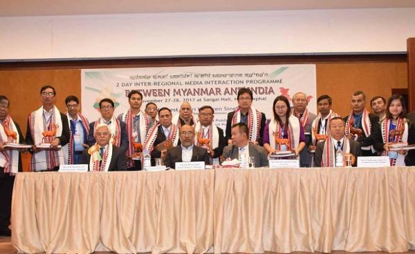 မြန်မာသတင်းစာဆရာအဖွဲ့၊ အိန္ဒိယသတင်းစာဆရာများ၊ မဏိပူရပြည်နယ်ဝန်ကြီးချုပ် ဦးဆောင်သောအစိုးရအဖွဲ့ဝင်များ(photo: MNA)