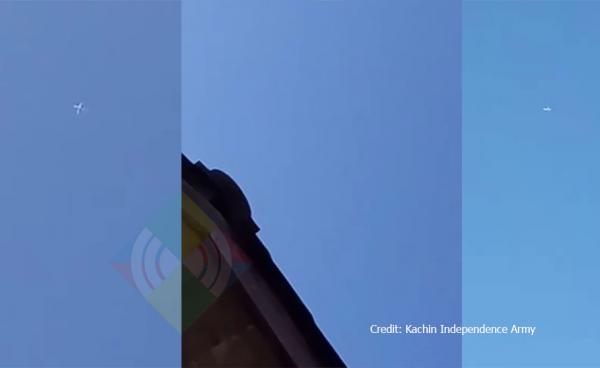  KIO ဗဟိုဌာနချုပ်ပေါ် ၅ကြိမ်ထက် မနည်း ပျံသန်းလေ့လာခဲ့တဲ့ ဂျက်တိုက်လေယာဉ် ၁စီး၊ ဇန်နဝါရီလ ၇၊ ၂၀၂၀။