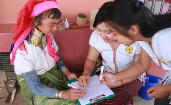 A survey was carried out on July 16 to seek public opinion on the objection against Bogyoke statue (Photo – Kayan New Generation Youth – KNGY)