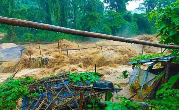 KIO နယ်မြေ ရေကြီးမှုကြောင့် လူသေဆုံးမှုရှိ (Photo-Simsa Kasa Multimedia)