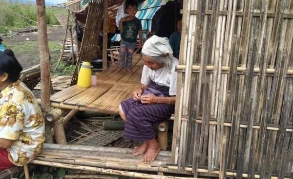 ဒီးမော့ဆို မြို့နယ် အနောက်ခြမ်းရှိ စစ်ဘေးရှောင်စခန်း တစ်နေရာ | Photo: CJ