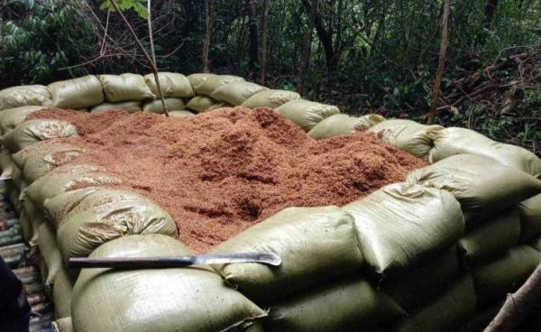 လောင်းလုံးမြို့နယ်အတွင်း ဗုံးခိုကျင်းတူးထားသည်ကို ၂၀၂၄ ခု၊ ဖေဖော်ဝါရီလက တွေ့ရစဉ် (ဓါတ်ပုံ- CJ)