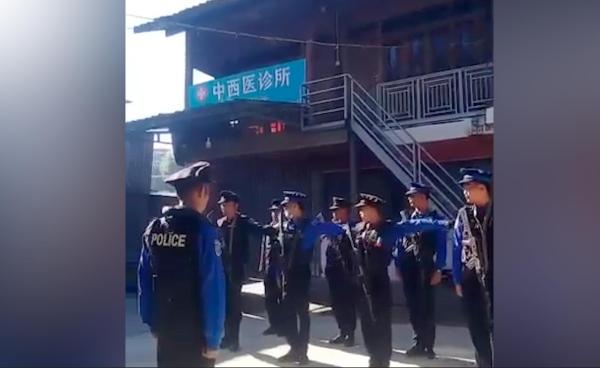 ပန်ဝါမြို့တွင်း တွေ့ရသည့် KIOရဲတပ်ဖွဲ့ဝင်များ (ဓာတ်ပုံ-ပေးပို့)