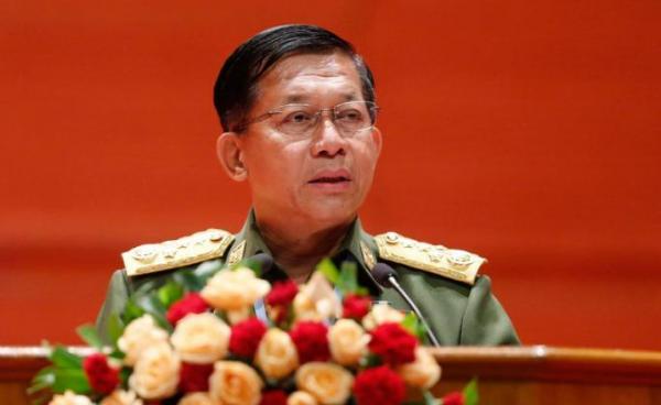 Myanmar's Senior General Min Aung Hlaing. Photo: EPA