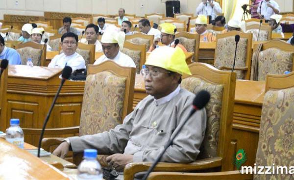 Minister of Finance, Revenue and Planning Kyaw Aye Thein.( Photo: RiA)