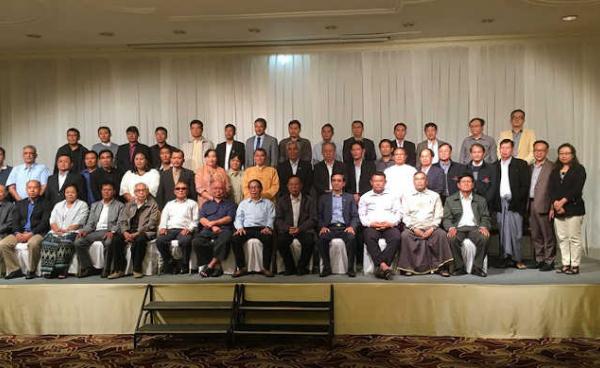 တိုင်းရင်းသားလက်နက်ကိုင် ၁၂ ဖွဲ့ခေါင်းဆောင်များနှင့် ကိုယ်စားလှယ်များ(NMSP)