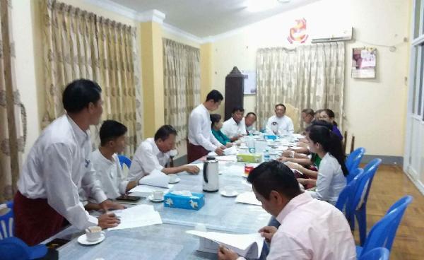 ရာမည မွန်ရှေ့နေများကွန်ရက် (ရန်ကုန်) ဖွဲ့စည်းခဲ့စဉ်(photo: MNA)