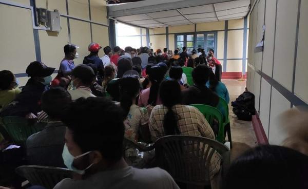 ရေးမြို့ထွေအုပ်ရုံး ၁-၈-၂၀၂၁ ကာကွယ်ဆေးထိုးမှုမြင်ကွင်း (MNA)