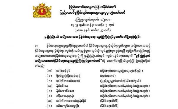  မွန်ပြည်နယ် အမျိုးသားအဆင့်နိုင်ငံရေးဆွေးနွေးပွဲ ကြီးကြပ်မှုကော်မတီ(Copy)