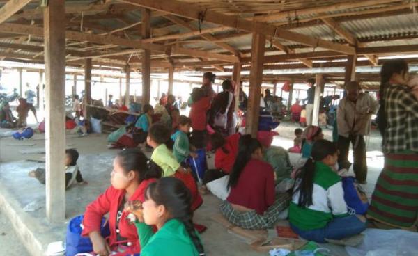 Photo Credit to Pi Ying- Mong Yaw IDPs at Mongyaw market 15 Feb 2022