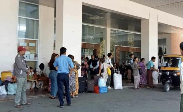 ၂၀၂၄ ခုနှစ်မြင်တွေ့ရတဲ့ မြစ်ကြီးနားလေဆိပ်။ (Photo - Crd)