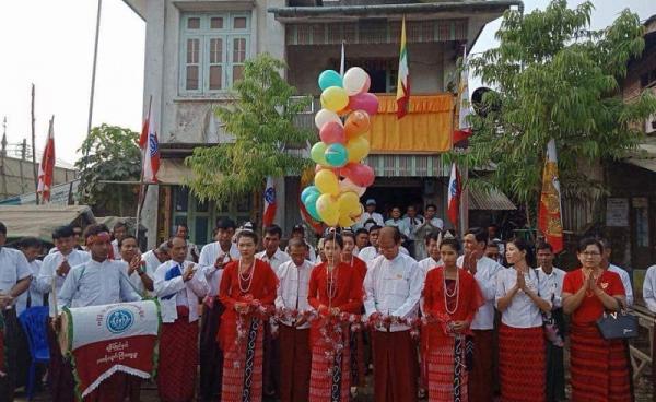 Arakan League for Democracy opens its township office in Minbya on March 27