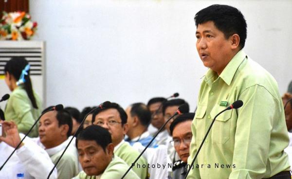 ဓာတ်ပုံ- ရခိုင်ပြည်နယ်အစိုးရအဖွဲ့ အတွင်းရေးမှူး ဦးတင်မောင်ဆွေ