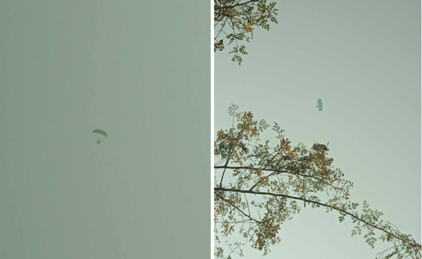 စစ်ကောင်စီ၏ အင်ဂျင်တပ်လေထီး Paramotor များ။ (Photo – CJ)