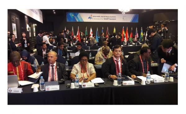 ငြိမ်းချမ်းရေးအထောက်အကူပြု ကမ္ဘာလုံးဆိုင်ရာ မီဒီယာကွန်ယက် ညီလာခံသို့ (၄၅) နိုင်ငံမှ သတင်းမီဒီယာများကိုယ်စားလှယ်များ တက်ရောက်စဉ်