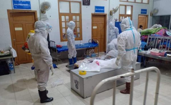 ယနေ့ဟုမ္မလင်းမြို့တွင် ကွယ်လွန်သွားသည့် Covid19 အတည်ပြုလူနာ/Credit- အရှင်ပညာဇောတ ဟုမ္မလင်းမြို့